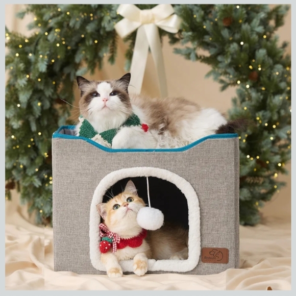 Bedsure Cozy Pet Other - Cat Cube by Bedsure Comfy Pet, Grey NIB .1